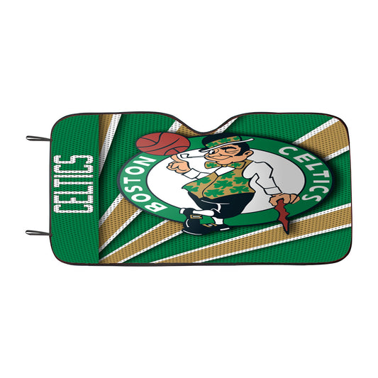 Boston Celtics Stripe Wallpaper Car Auto Sun Shade Windshield Cover