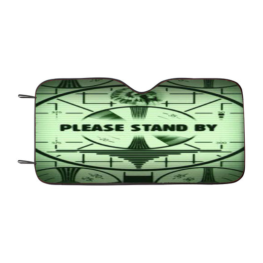 Fallout Please Standy By Car Auto Sun Shade Windshield Cover
