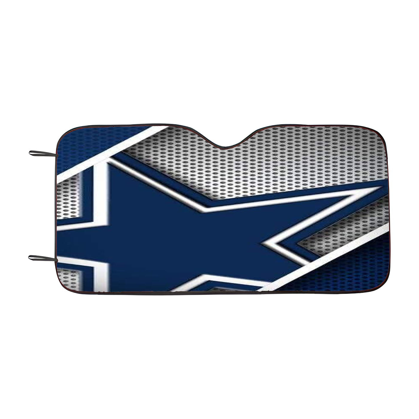 Fiber Blue Star Dallas Cowboys Logo Car Auto Sun Shade Windshield Cover