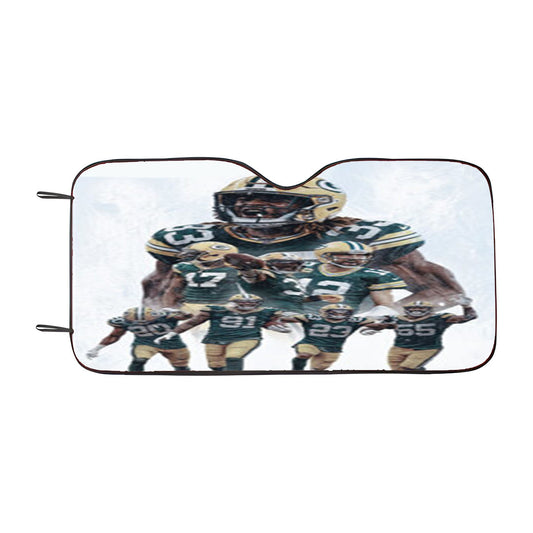 Green Bay Packers Roster Car Auto Sun Shade Windshield Cover