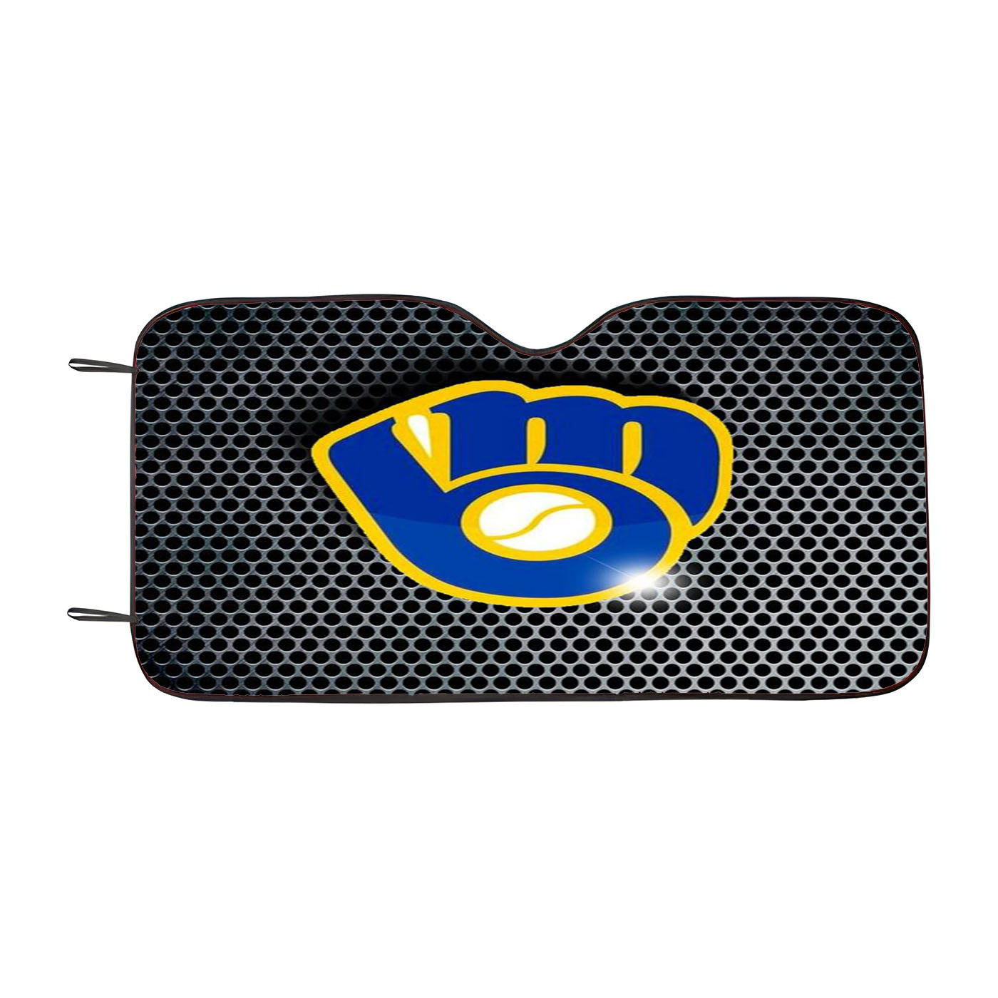Milwaukee Brewers Logo 2 Car Auto Sun Shade Windshield Cover