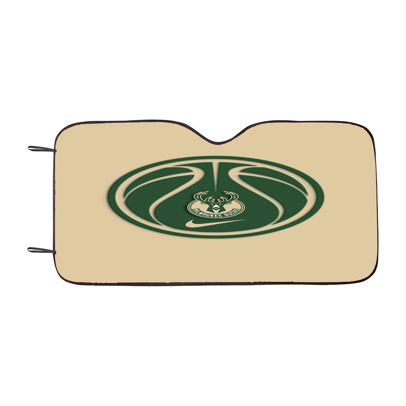 Milwaukee Bucks Basketball Logo Car Auto Sun Shade Windshield Cover
