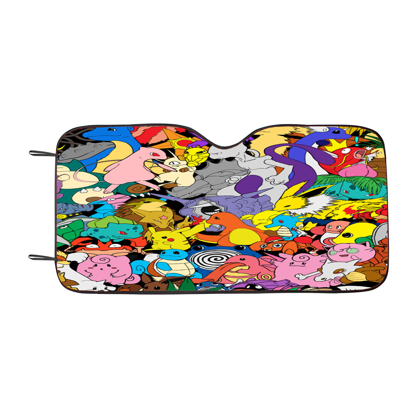 Pokemon All Character Car Auto Sun Shade Windshield Cover