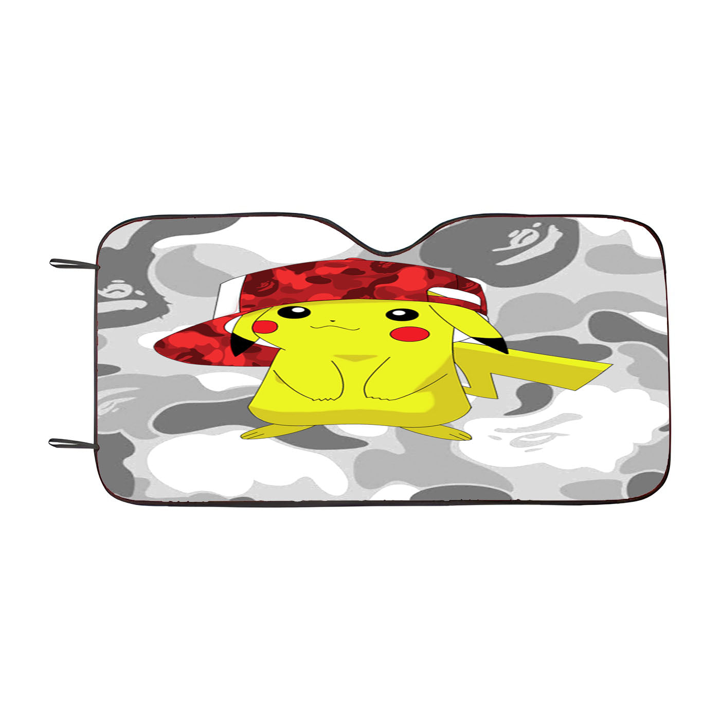 Pokemon Bape Car Auto Sun Shade Windshield Cover