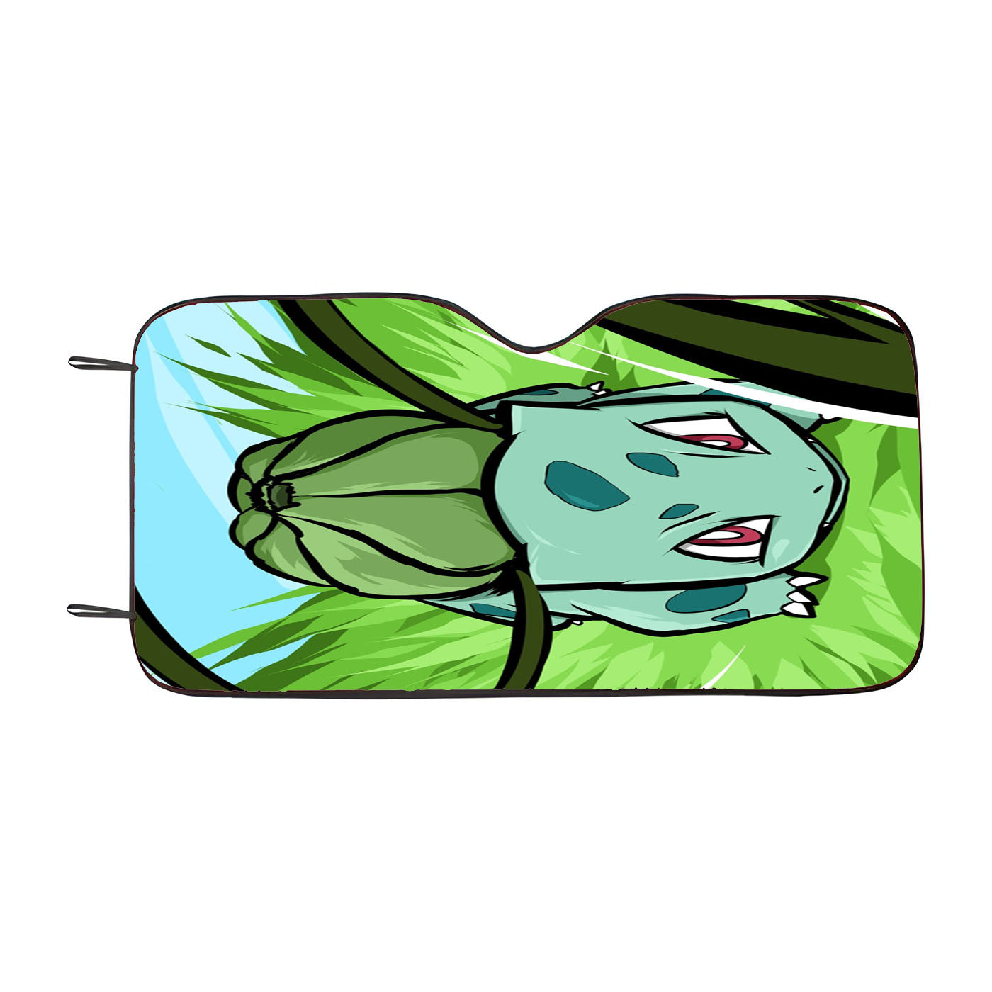 Pokemon Bulbasaur Attack Car Auto Sun Shade Windshield Cover