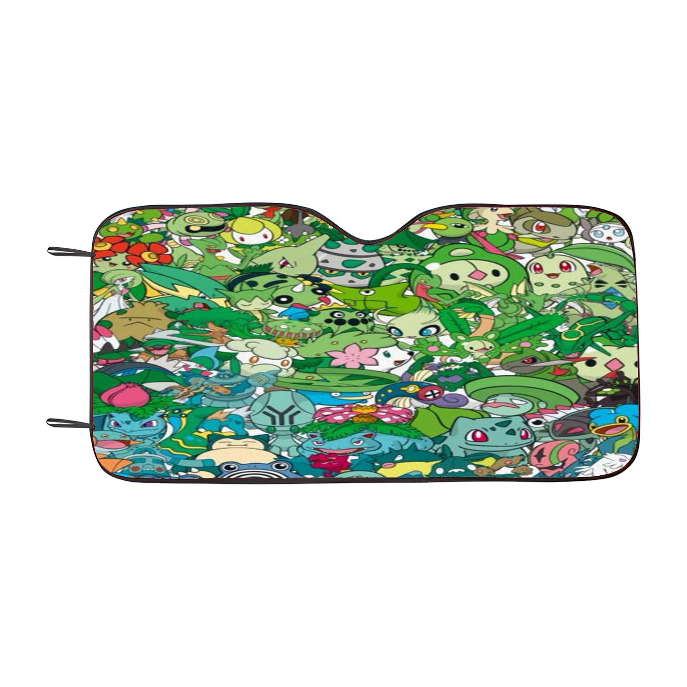 Pokemon Color Spectrum Green To Blue Car Auto Sun Shade Windshield Cover