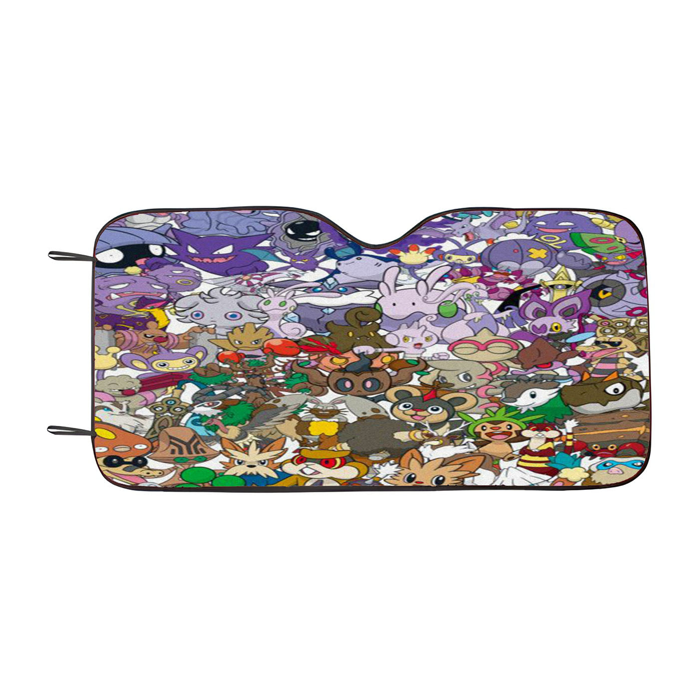 Pokemon Color Spectrum Purple To Brown Car Auto Sun Shade Windshield Cover