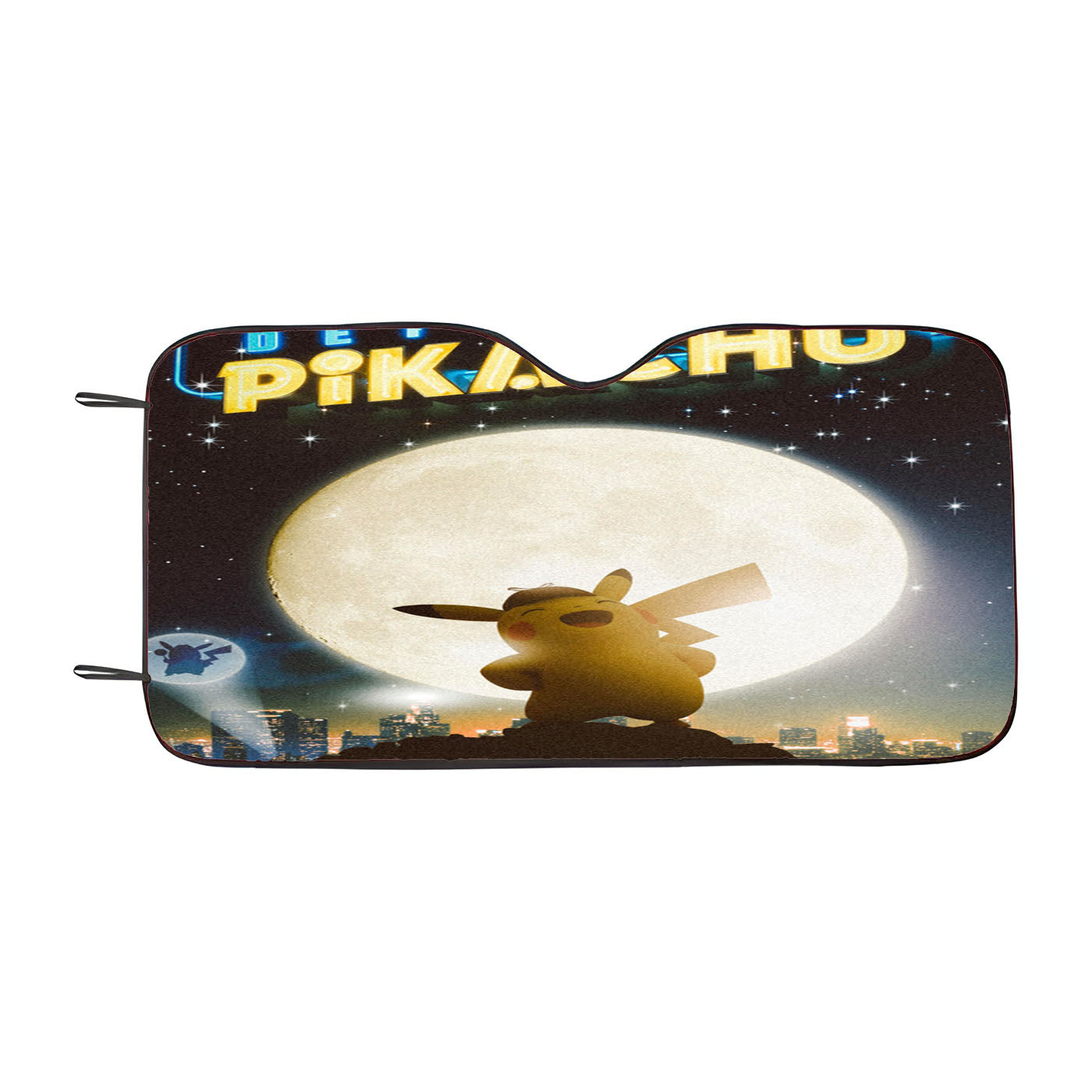 Pokemon Detective Pikachu Car Auto Sun Shade Windshield Cover