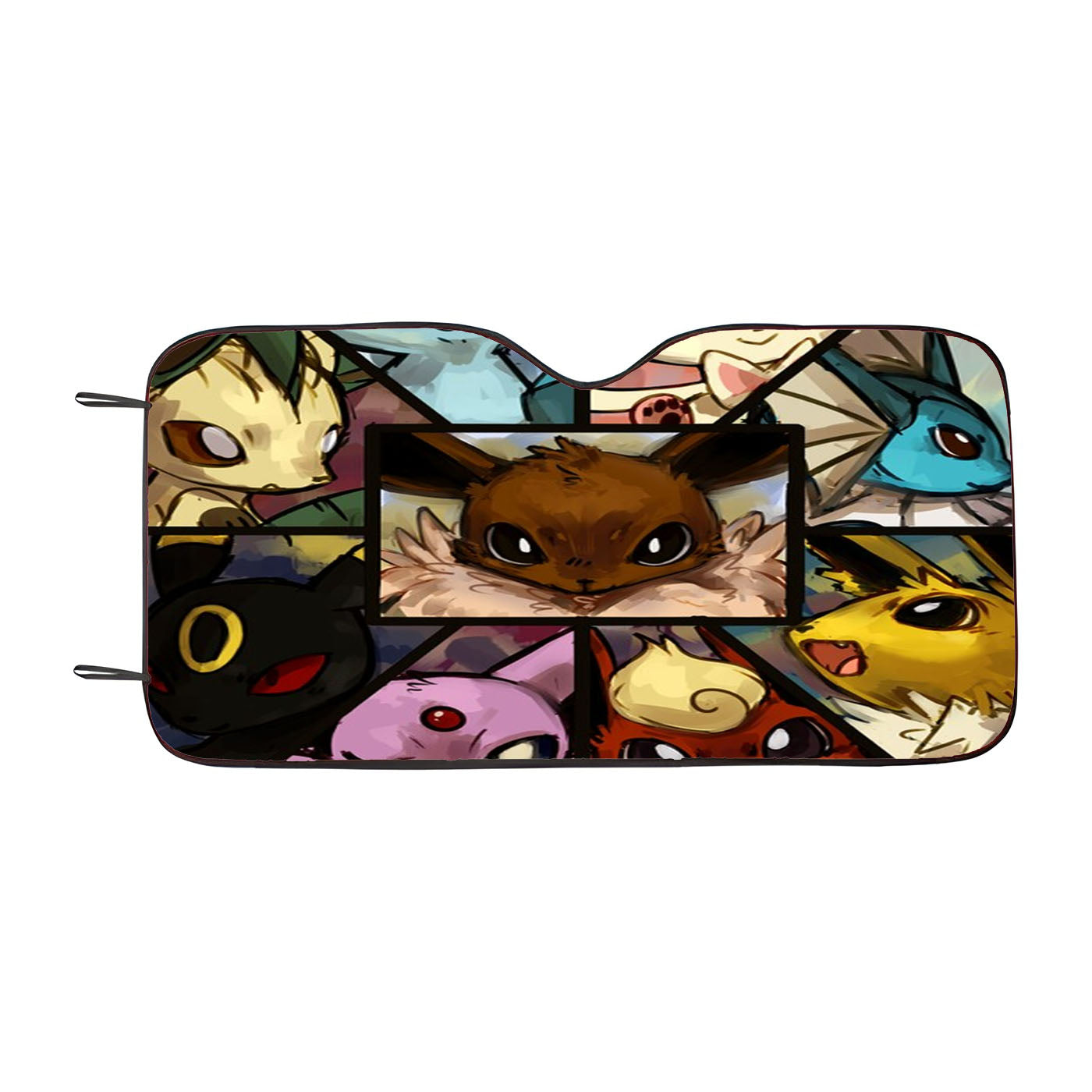 Pokemon Eevee Collage Car Auto Sun Shade Windshield Cover