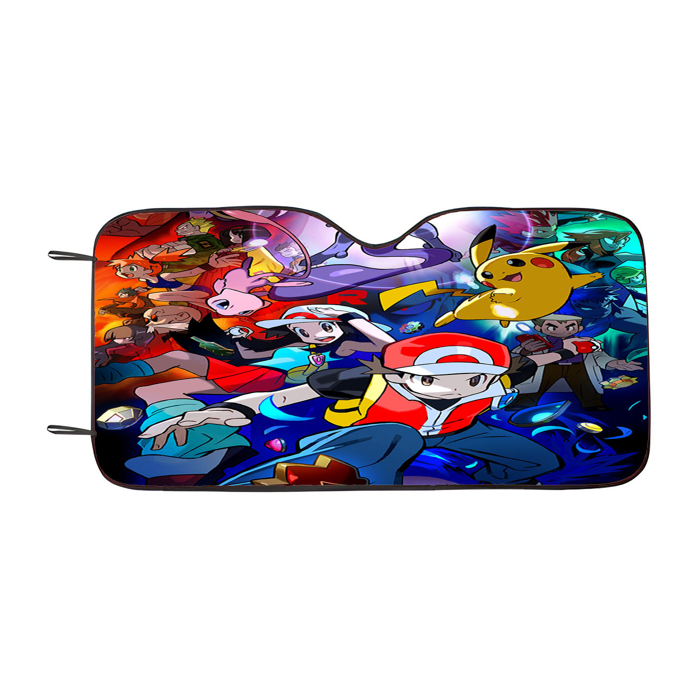 Pokemon Fire Red Fanart Car Auto Sun Shade Windshield Cover
