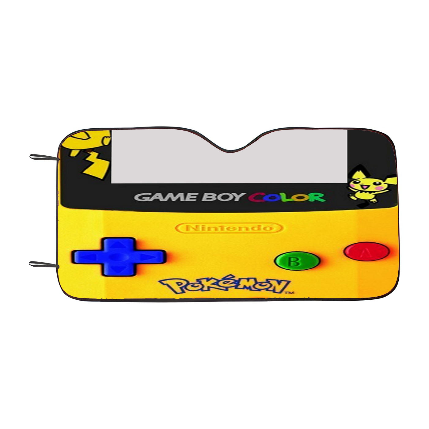 Pokemon Game Boy Color Pikachu Car Auto Sun Shade Windshield Cover
