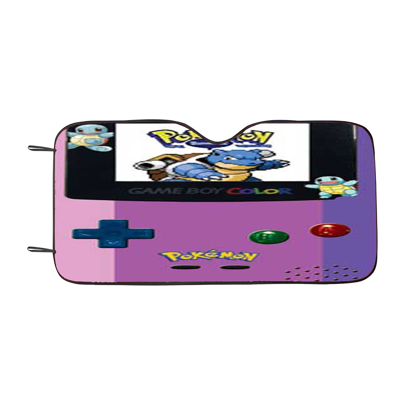 Pokemon Gameboy Purple Car Auto Sun Shade Windshield Cover