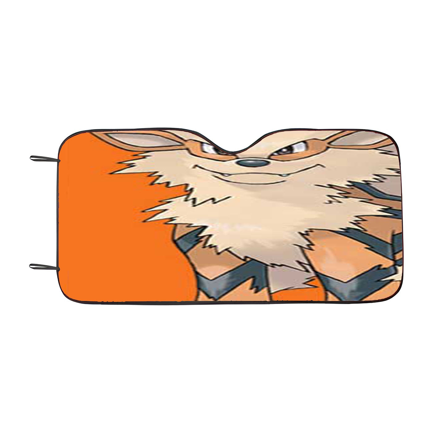 Pokemon Growlithe Car Auto Sun Shade Windshield Cover