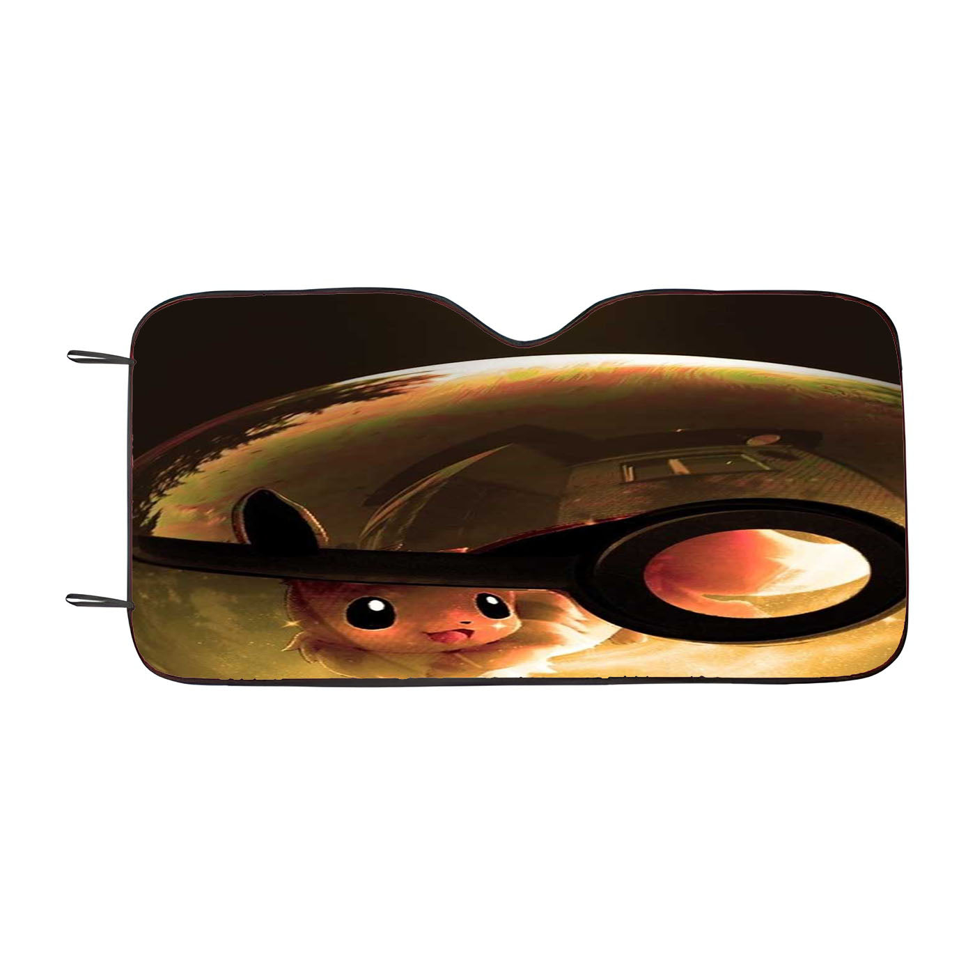 Pokemon In Ball Car Auto Sun Shade Windshield Cover