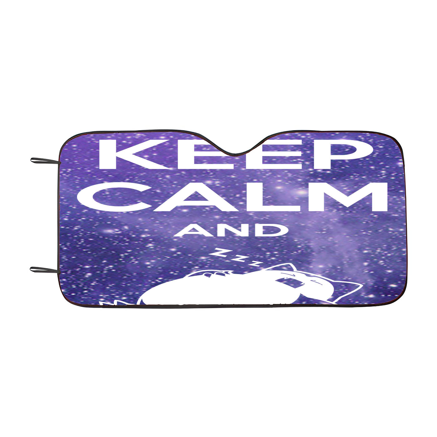 Pokemon Keep Calm And Snorlax Car Auto Sun Shade Windshield Cover