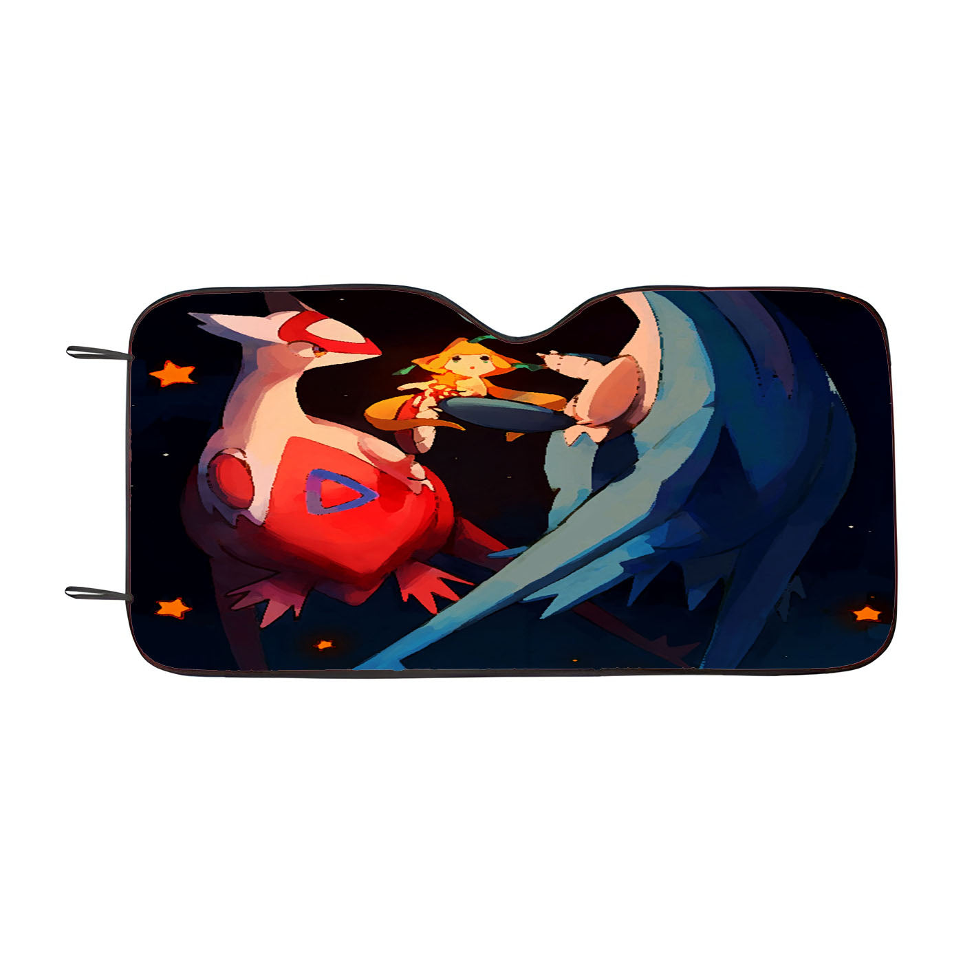 Pokemon Latias And Latios Car Auto Sun Shade Windshield Cover