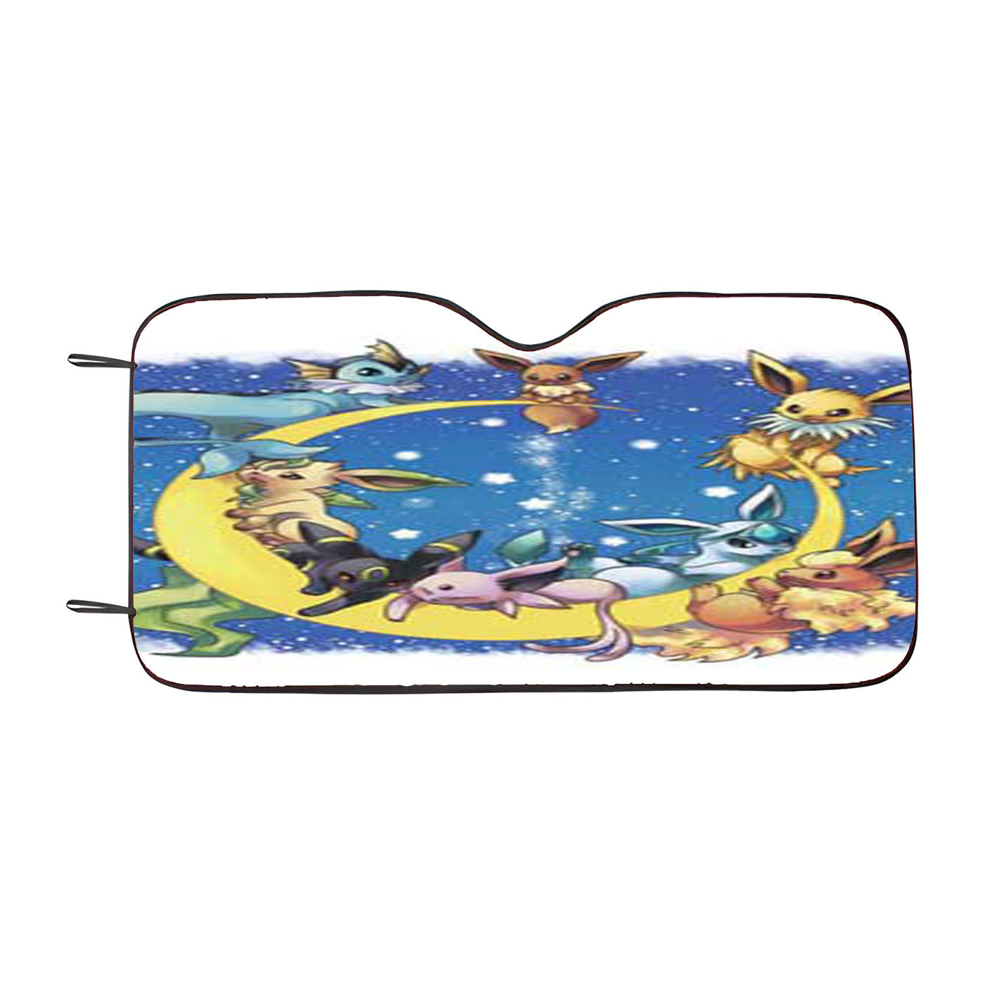 Pokemon Moon Creatures Car Auto Sun Shade Windshield Cover