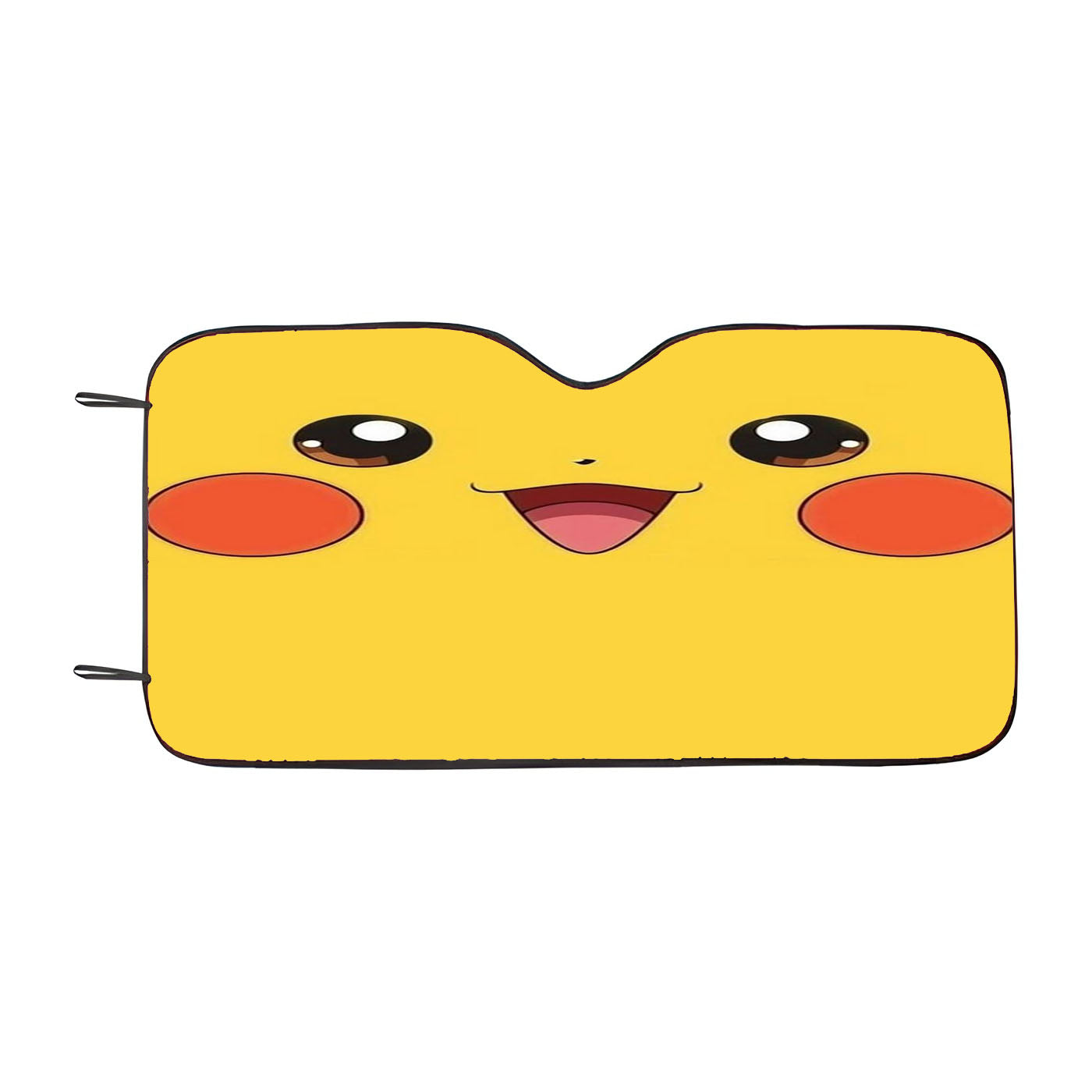 Pokemon Pikachu Face Car Auto Sun Shade Windshield Cover