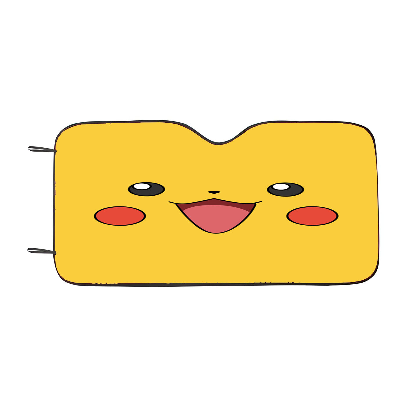 Pokemon Pikachu Happy Face Car Auto Sun Shade Windshield Cover