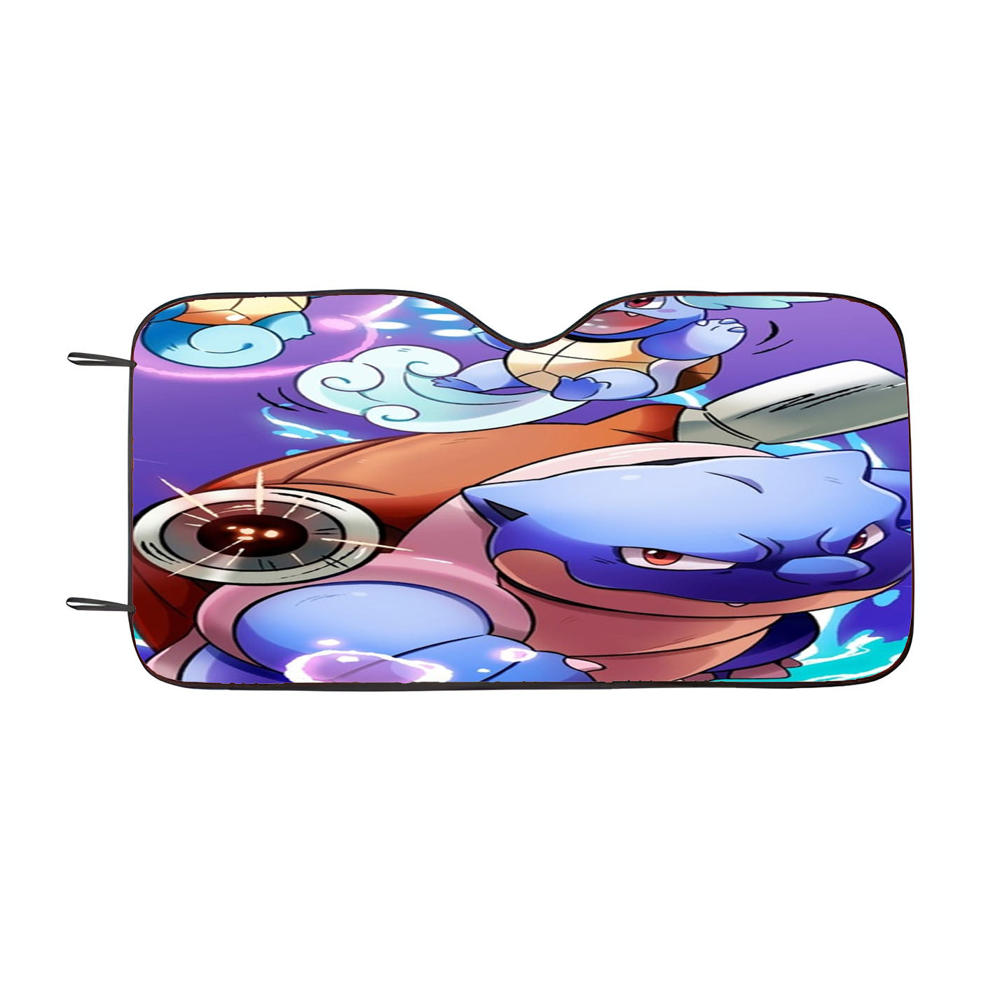 Pokemon Squirtle Line Evolve Car Auto Sun Shade Windshield Cover