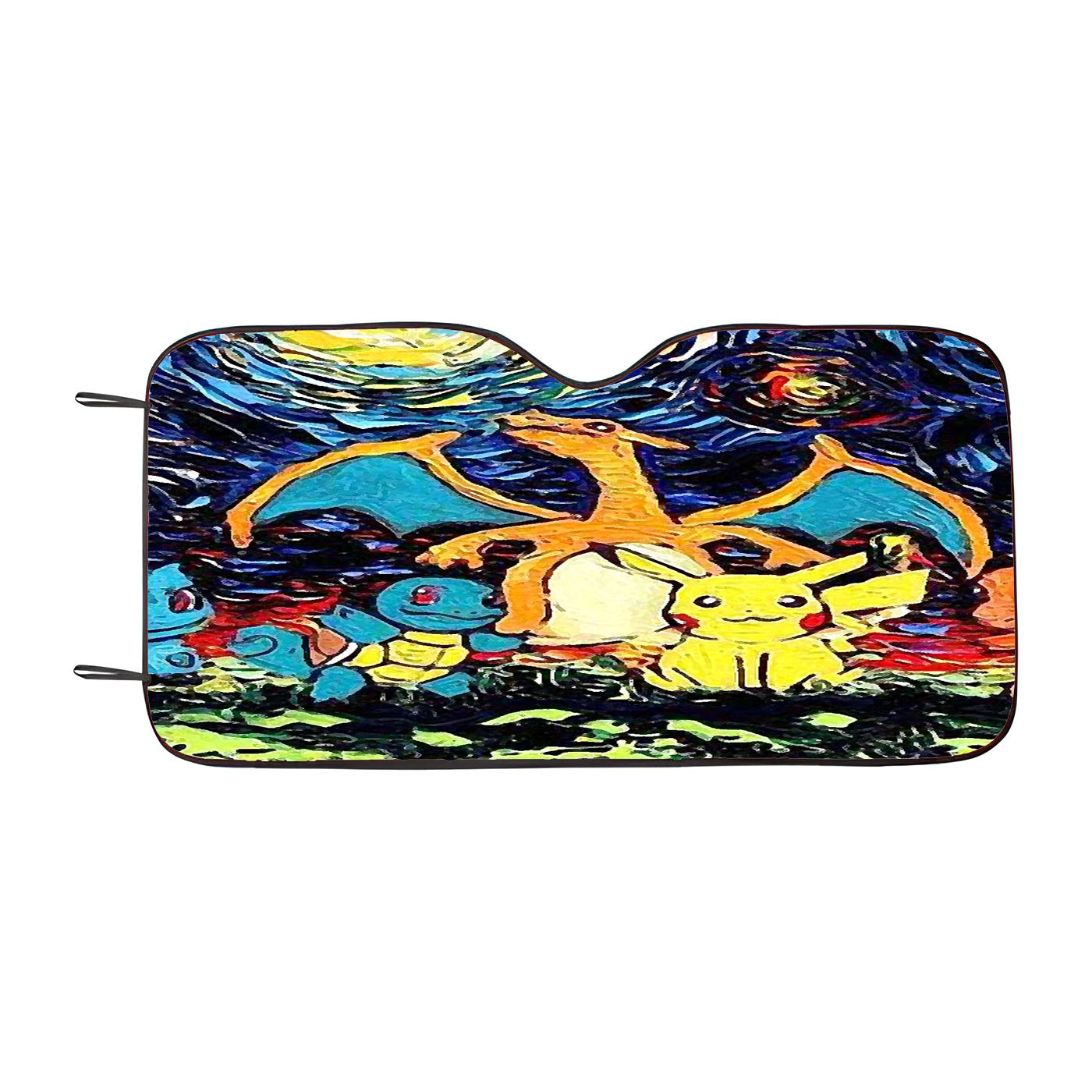 Pokemon Starry Night Car Auto Sun Shade Windshield Cover