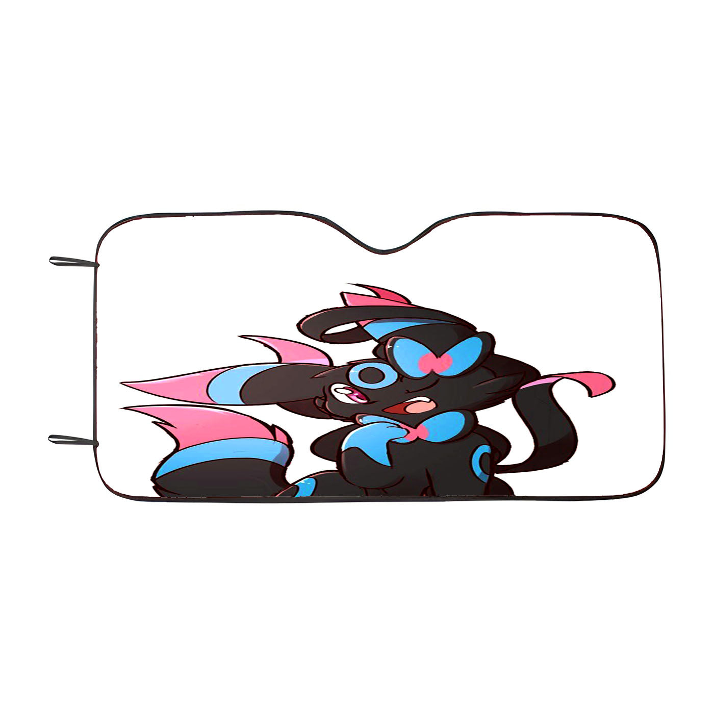 Pokemon Umbreon Eevee Cute Car Auto Sun Shade Windshield Cover