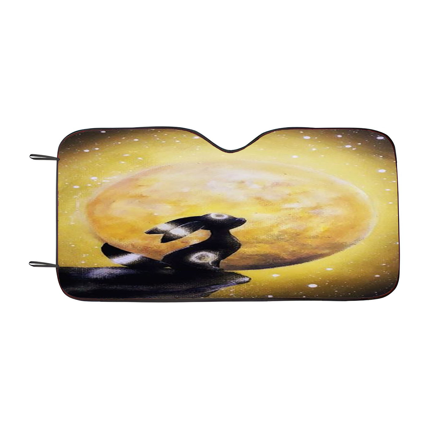 Pokemon Umbreon Under The Moon Art Car Auto Sun Shade Windshield Cover