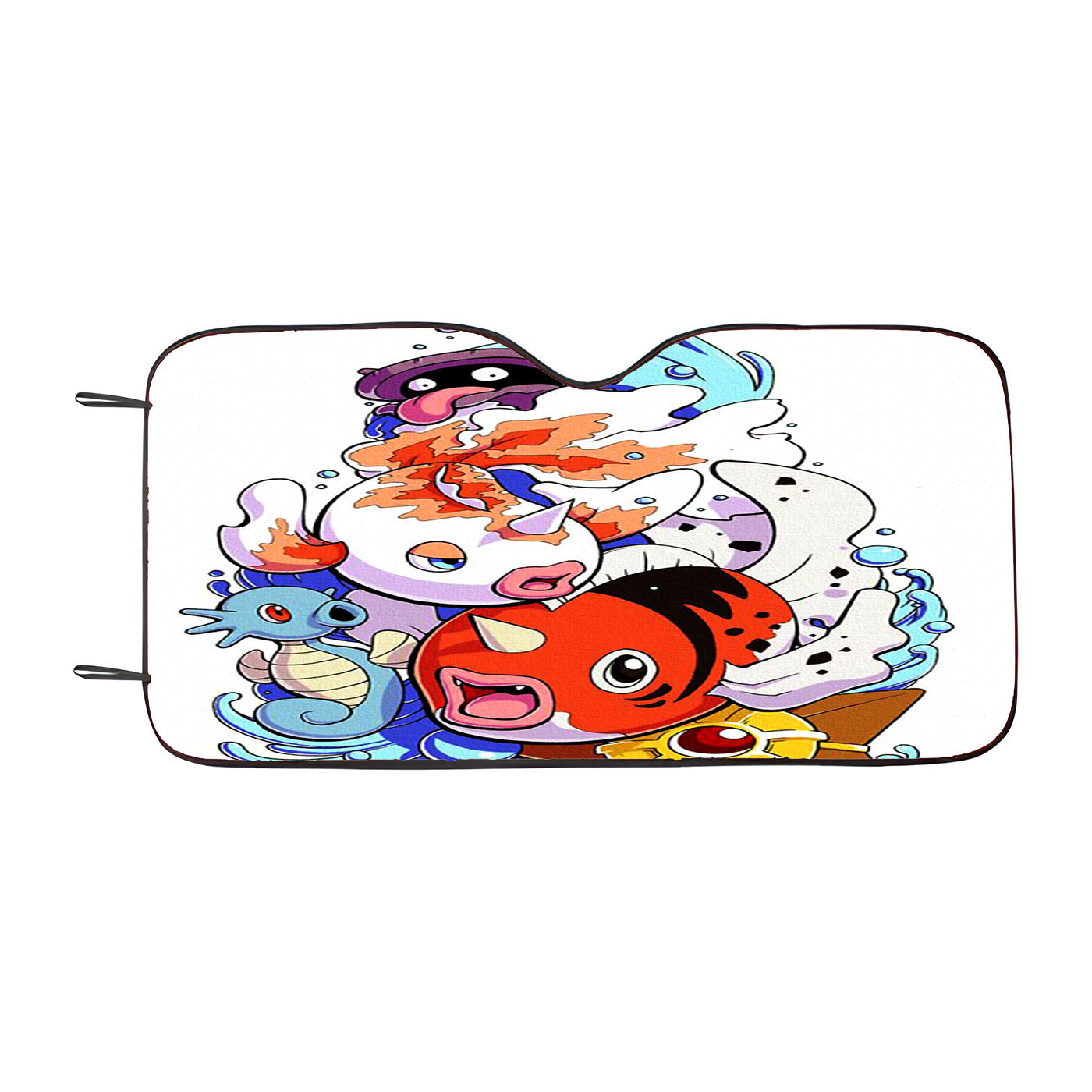 Pokemon Water Element Car Auto Sun Shade Windshield Cover