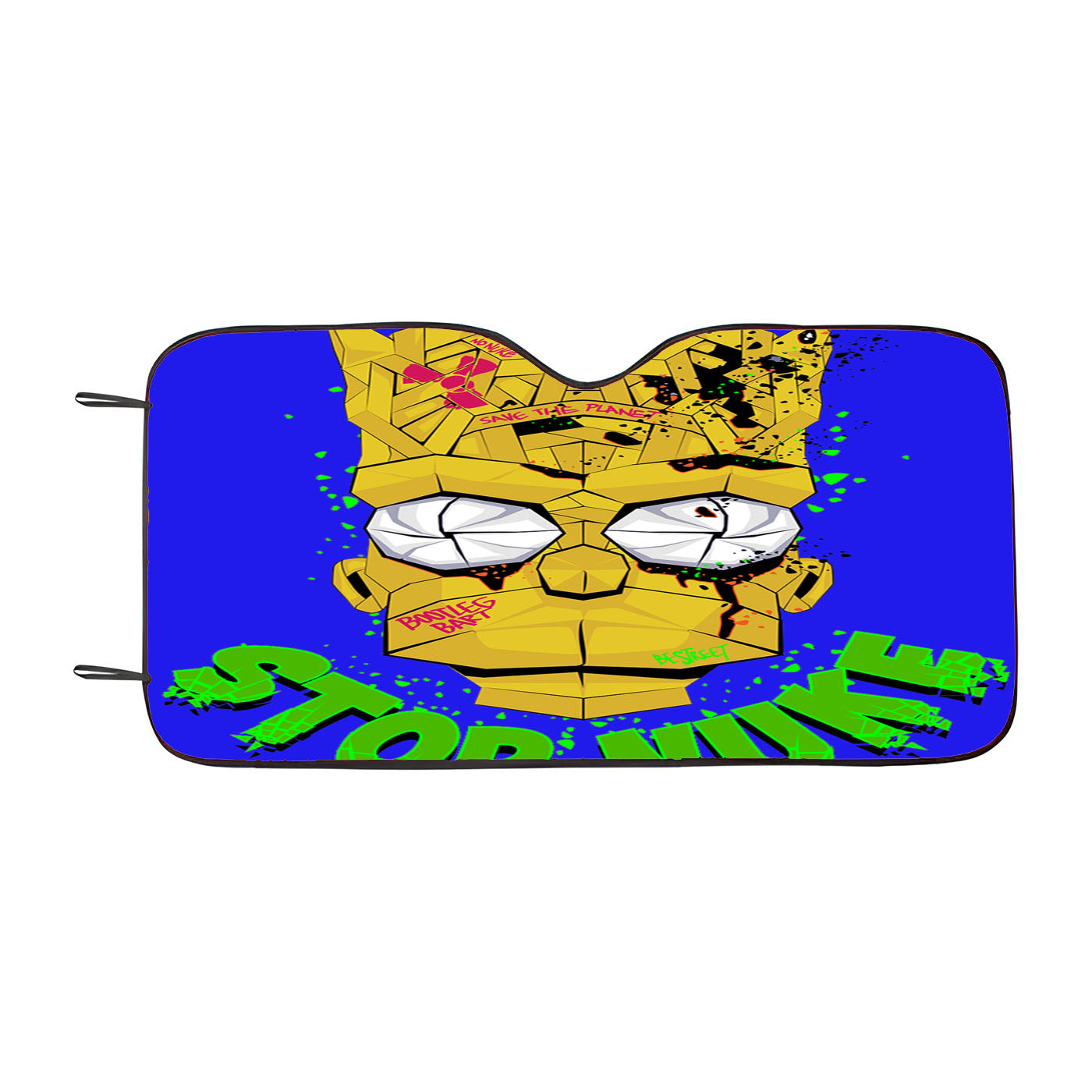 Simpson Bart Simpson Stop Nuke Car Auto Sun Shade Windshield Cover