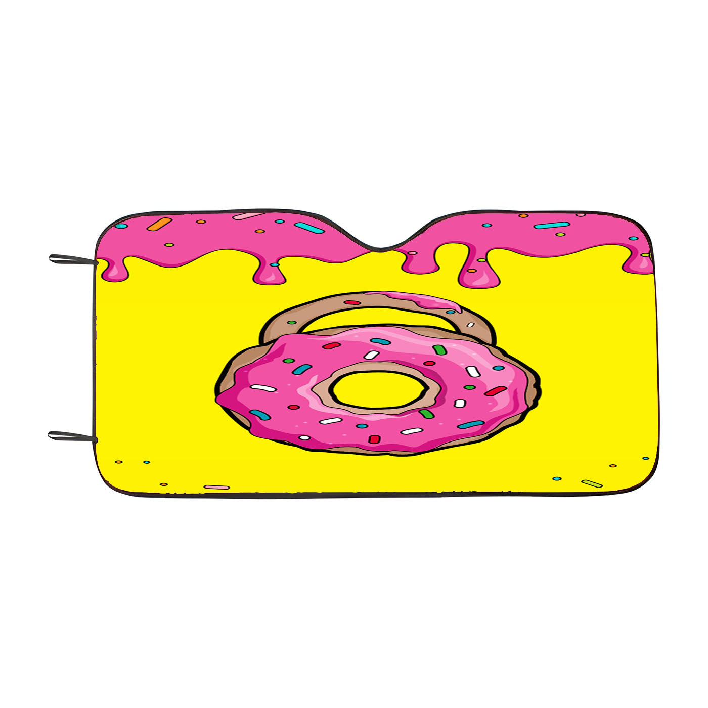 Simpsons Donut Car Auto Sun Shade Windshield Cover