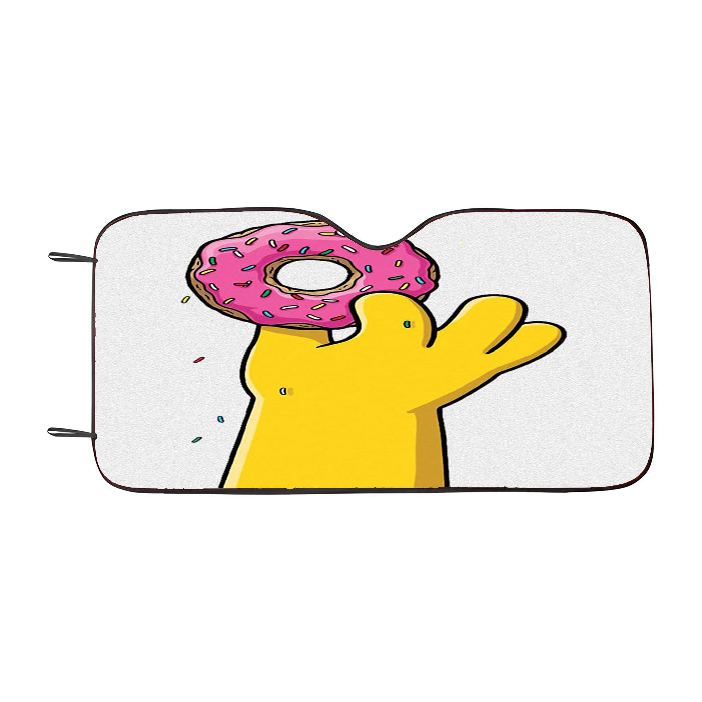 Simpsons Loves Donut Doughnut Car Auto Sun Shade Windshield Cover