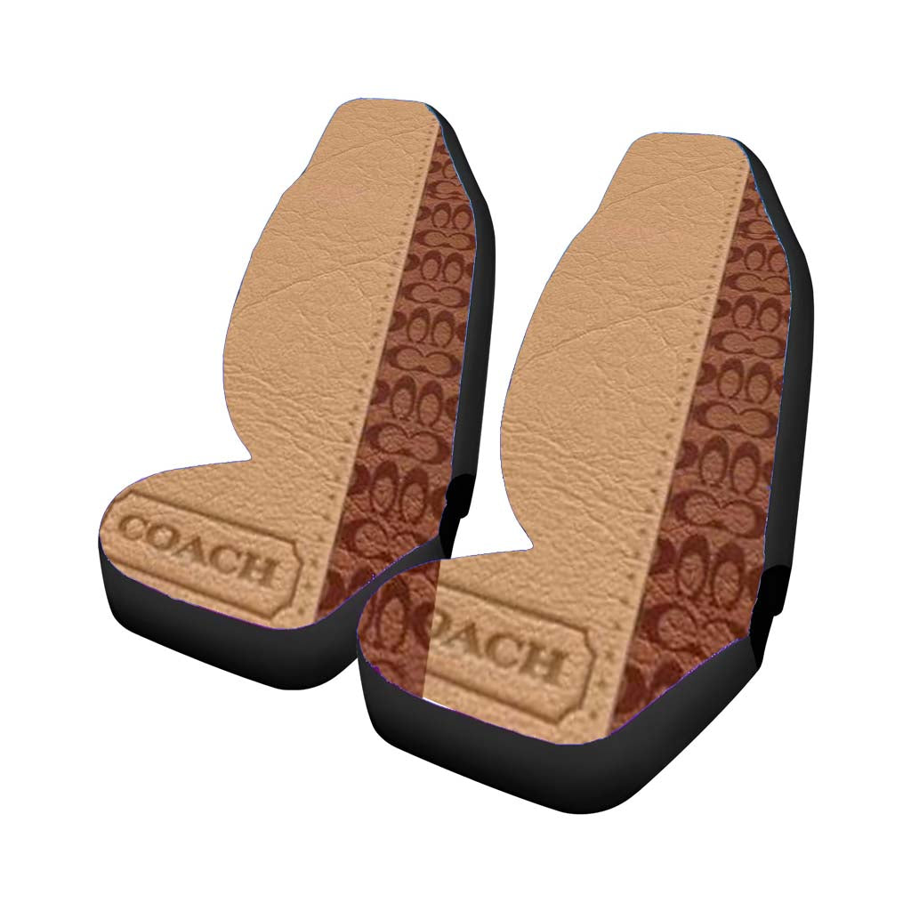 Coach Brown Car Seat Covers