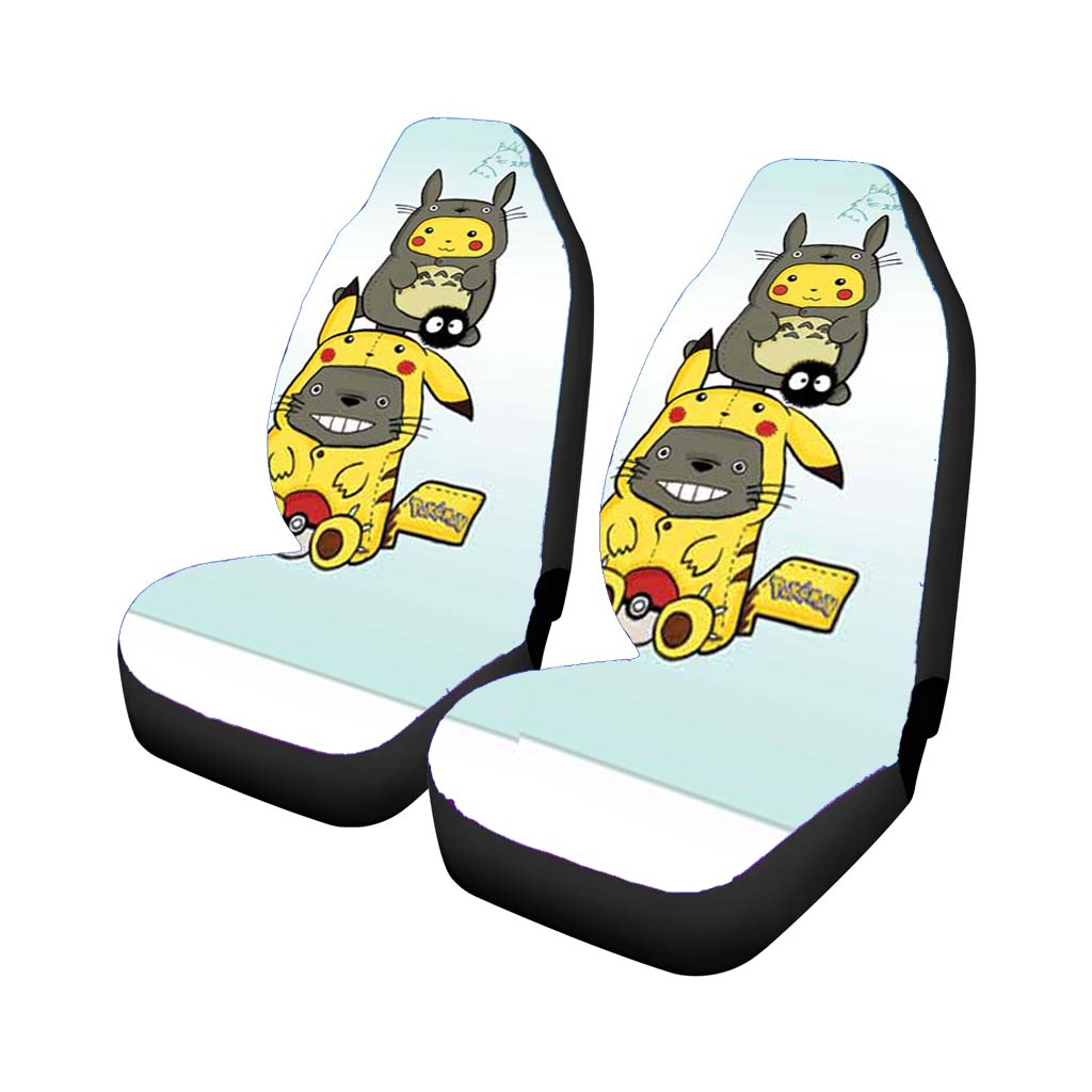 Totoro Pikachu Car Seat Covers