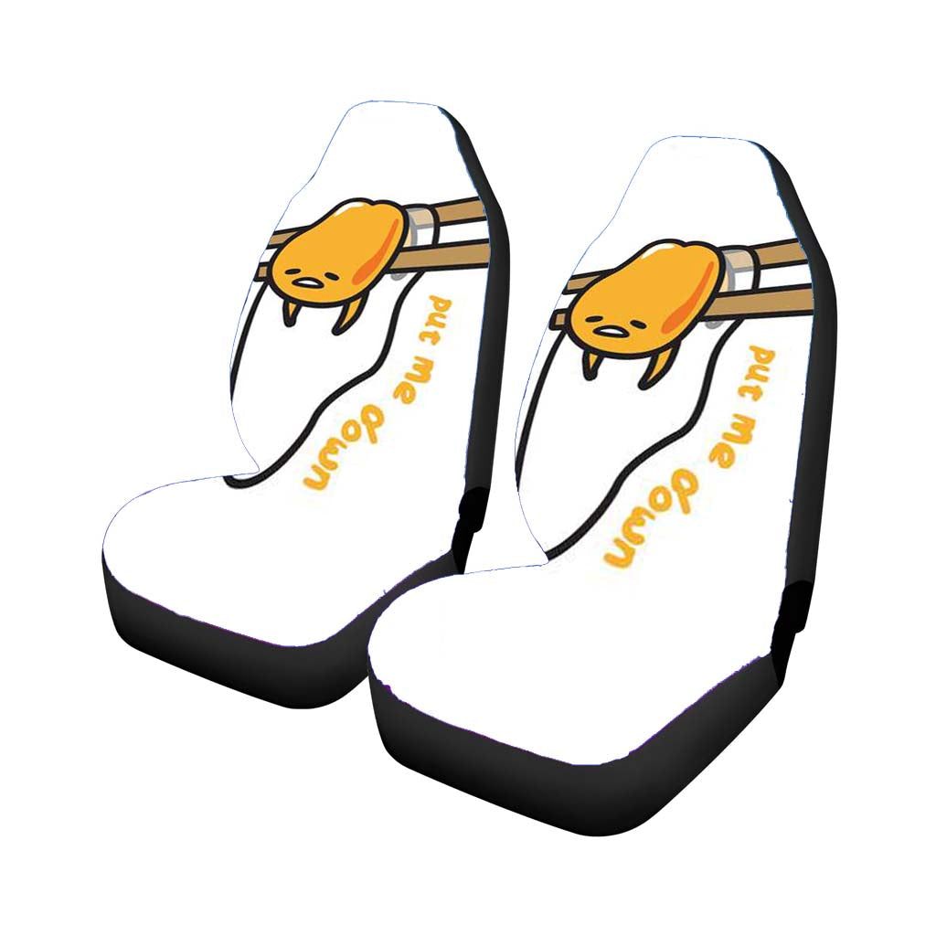 Gudetama Put Me Down Car Seat Covers