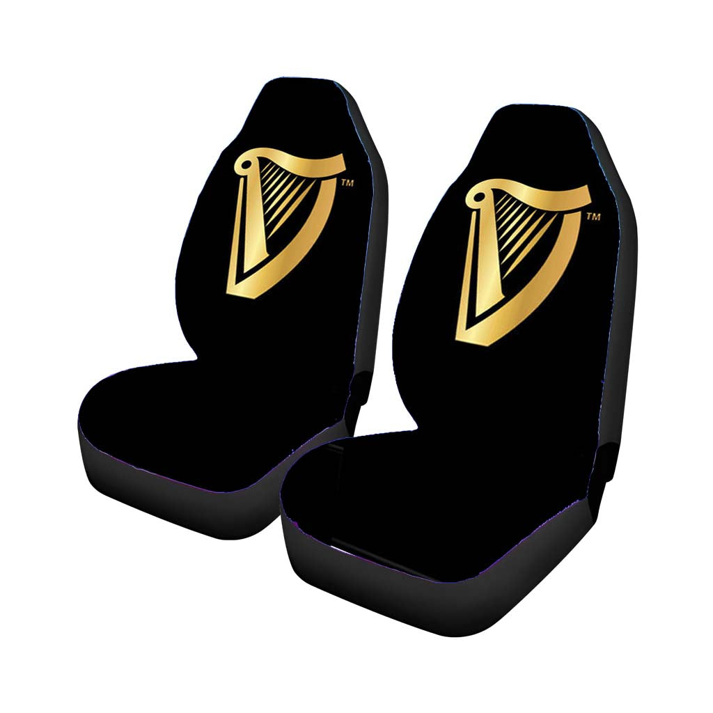 Guinness Logo Black Car Seat Covers