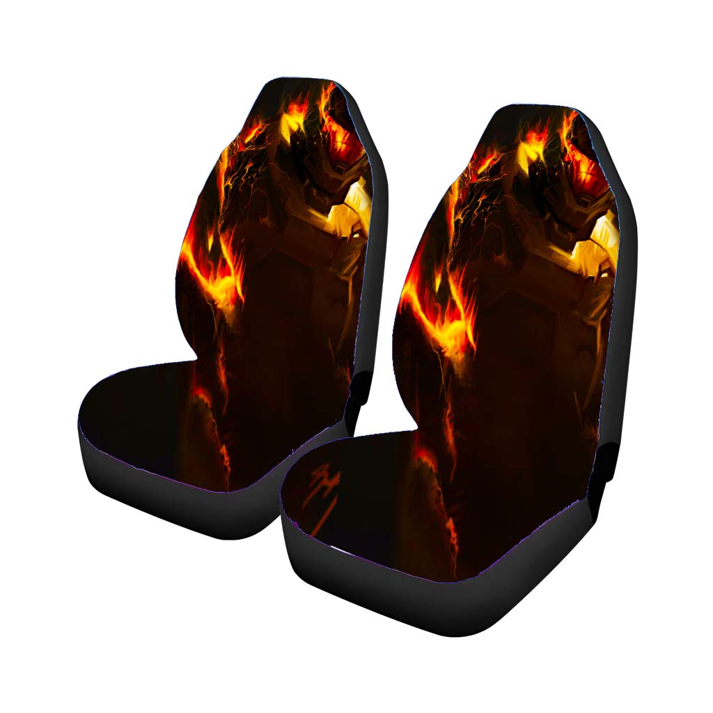 Halo In Flames Car Seat Covers