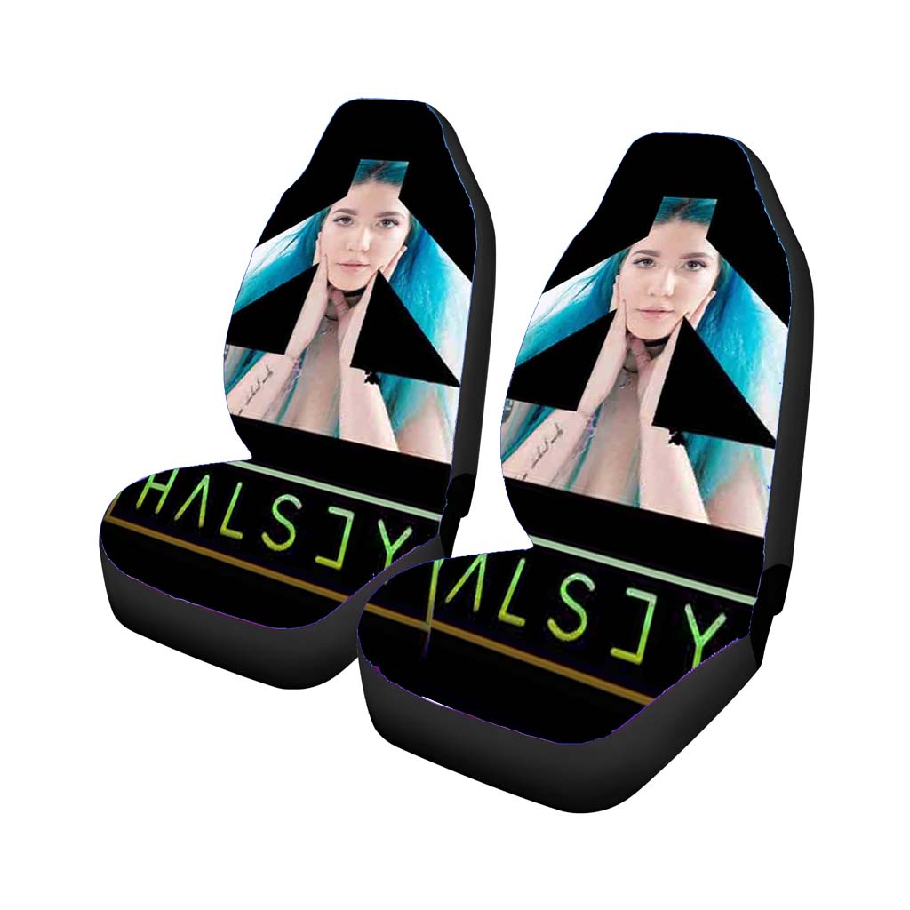 Halsey Photo Shape Two Car Seat Covers