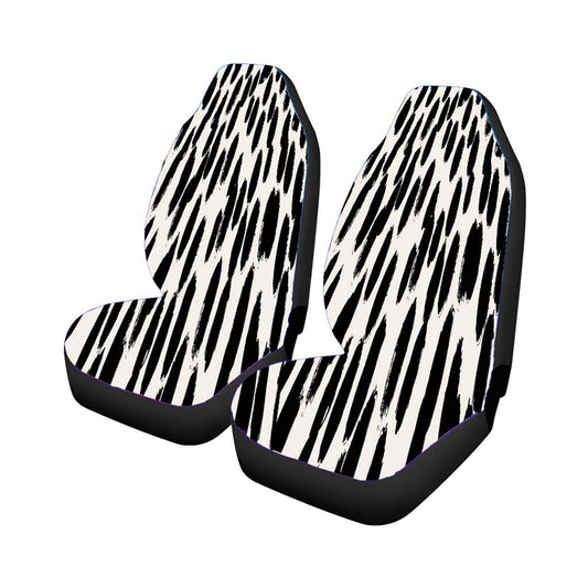 Hand Painted Black Spot Car Seat Covers