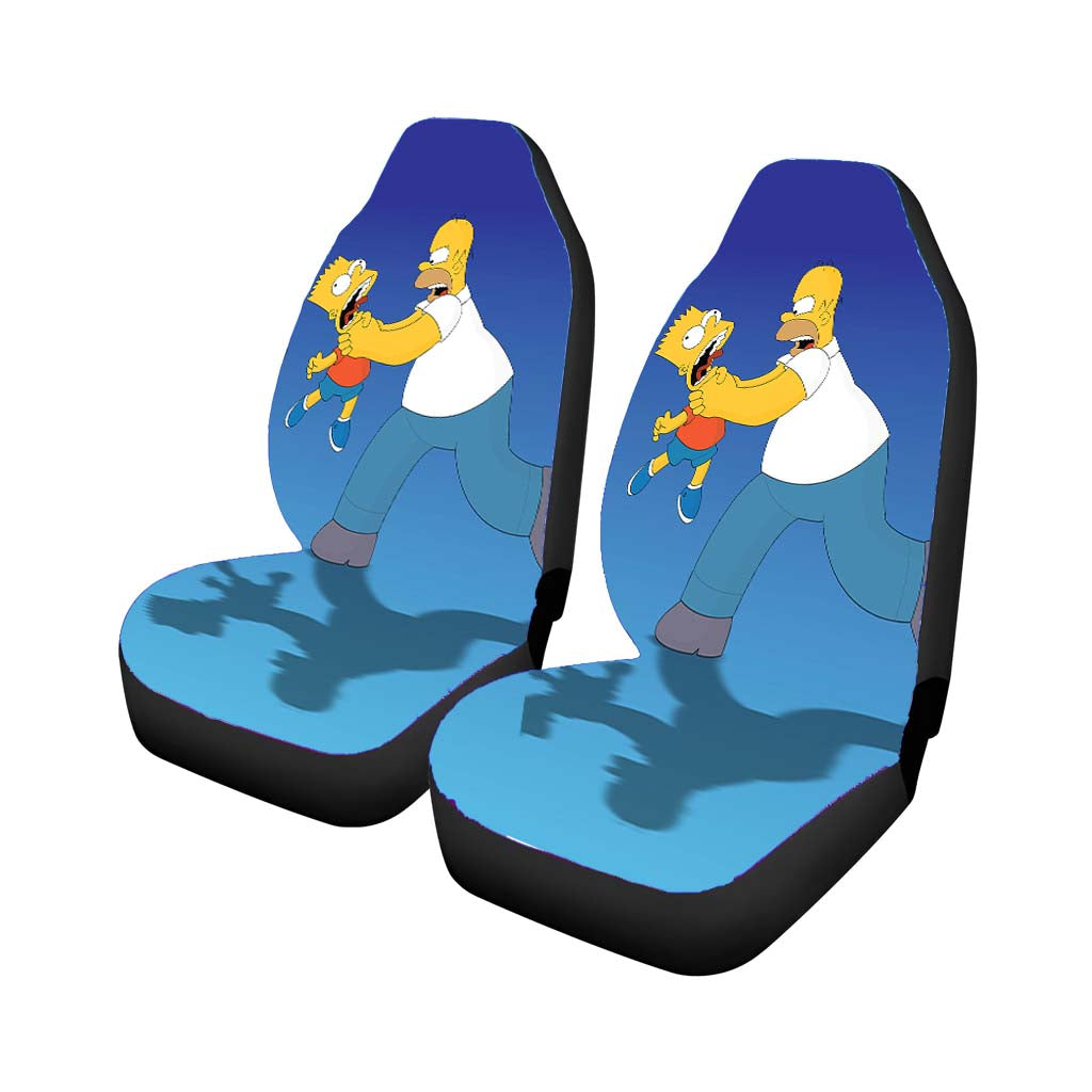 Happy Simpsons Car Seat Covers