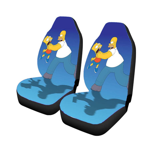 Happy Simpsons Car Seat Covers