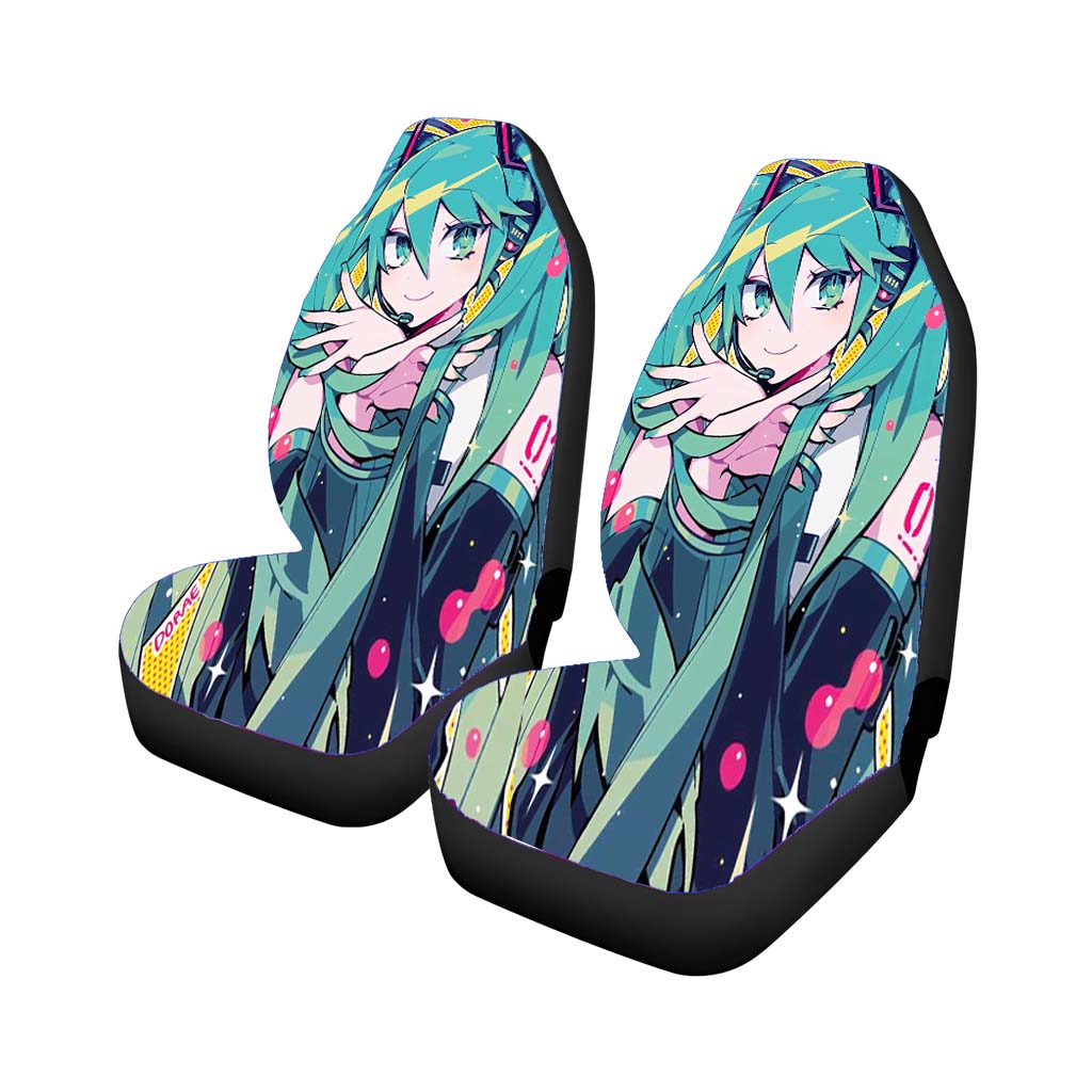 Hatsune Miku Pop Art Car Seat Covers