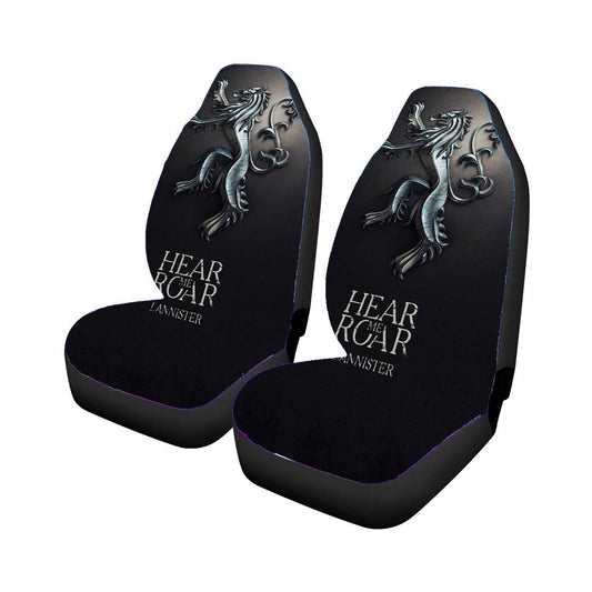 Hear Me Roar Lannister Metal Logo Car Seat Covers