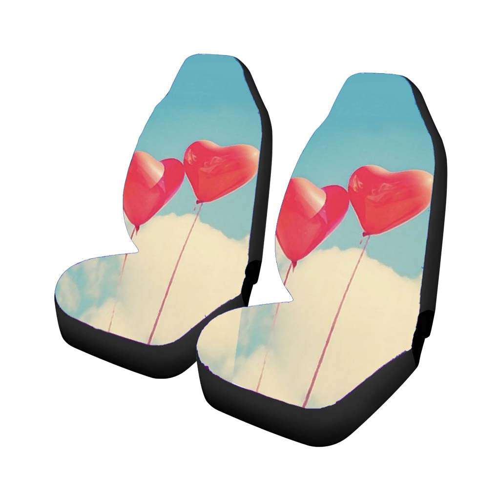 Heart Balloons Car Seat Covers