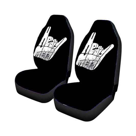 Heavy Metal Hand Sign Car Seat Covers