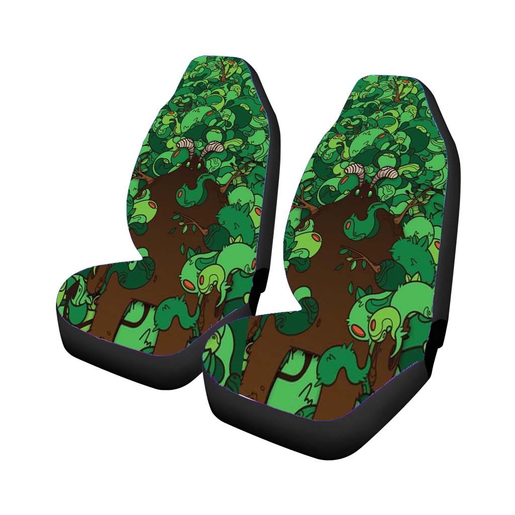 Hipster Artwork Demon Car Seat Covers
