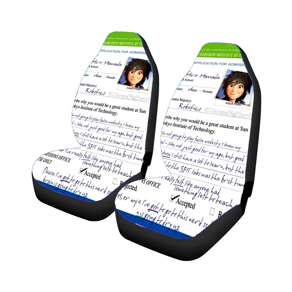 Hiro Hamada Big Hero Car Seat Covers