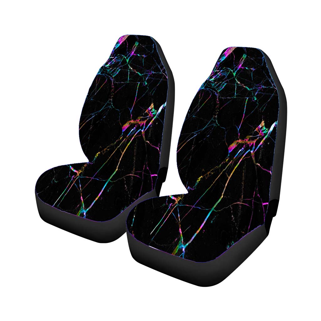 Holographic Marble Car Seat Covers