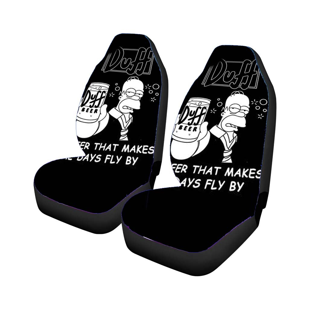 Homer Simpson Duff Beer Car Seat Covers