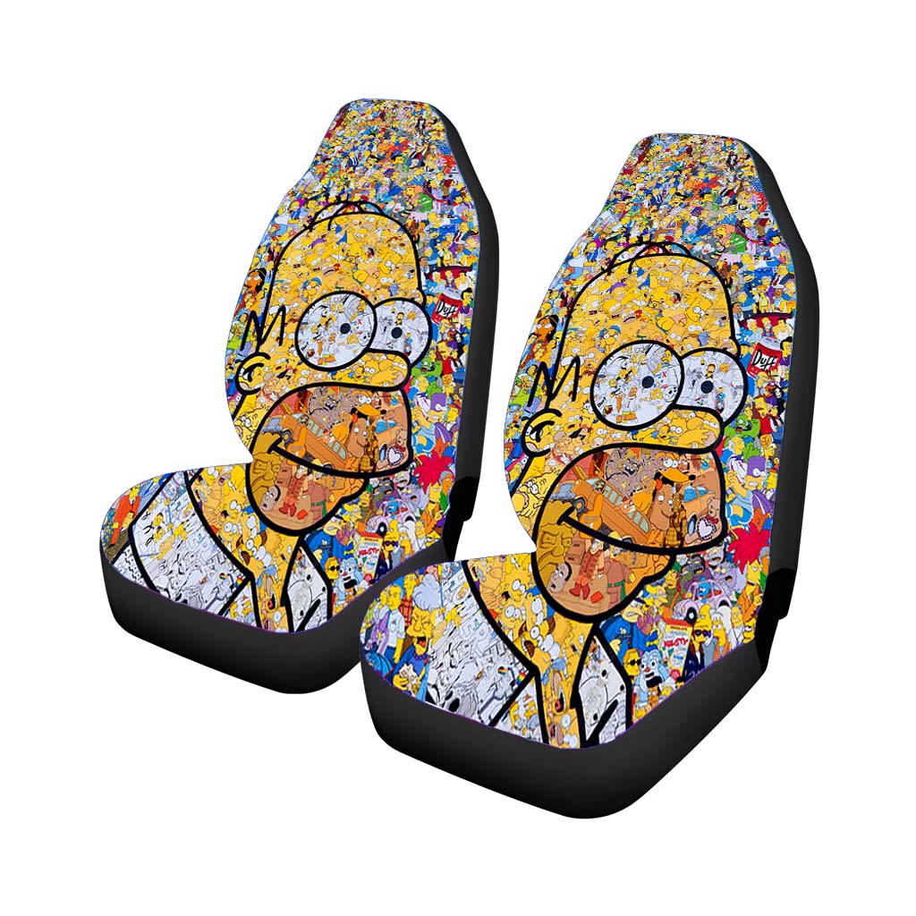 Homer The Simpson Collage Car Seat Covers