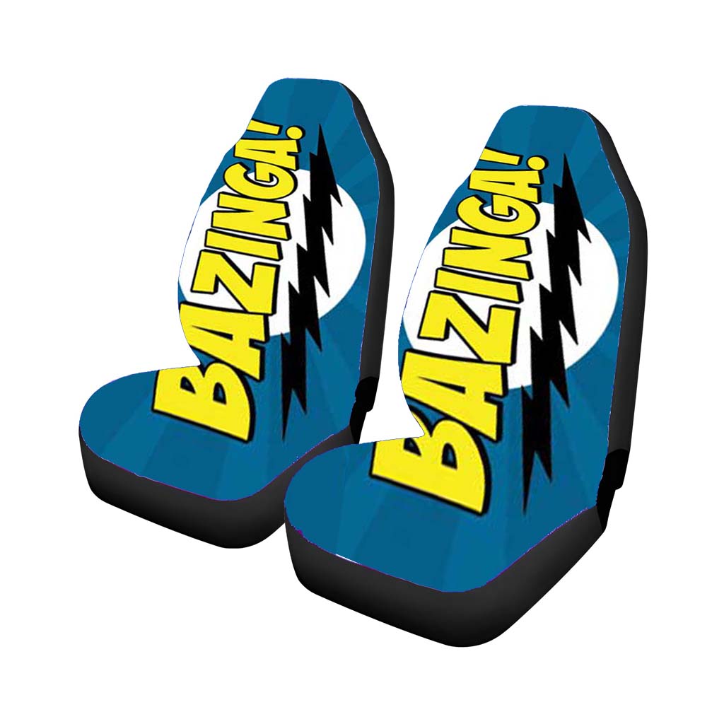 Big Bang Theory Bazinga Blue Car Seat Covers